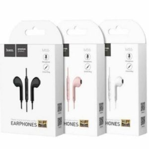 AURICULARES HOCO TIPO EARPOD CON MICROFONO M55 COLOR ROSA