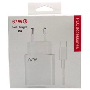 CARGADOR FUENTE 67W + CABLE USB TIPO C PLC