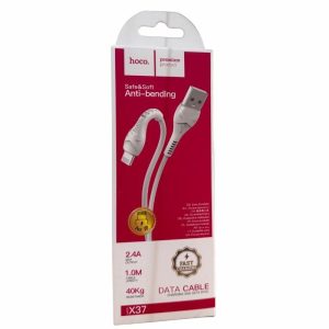 CABLE TIPO USB IPHONE HOCO PREMIUM X37 1M 2.4A