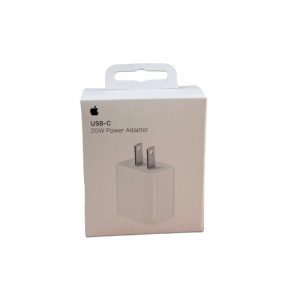 FUENTE CARGADOR IPHONE APPLE 20W  PATAS RECTAS ORIGINAL