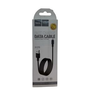 CABLE TIPO USB IPHONE HOCO PREMIUM X29 1M 2.4A C/RAPIDA