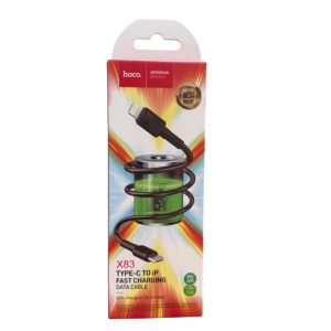 CABLE C A IPHONE USB HOCO PREMIUM X83 1M 2.4A