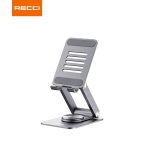 SOPORTE HOLDER METALICO MESA ESCRITORIO APOYA CELULAR Y TABLET 360° RECCI - Imagen 2