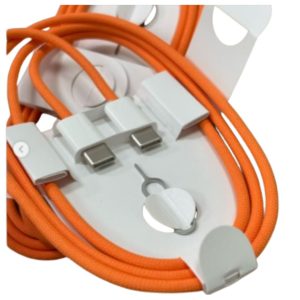 CABLE APPLE ORIGINAL C A C 60W 1M A2795 NARANJA
