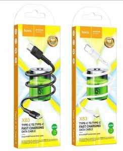 CABLE C A C USB HOCO PREMIUM X83 1M 2.4A 60W. (COLOR AMARILLO)