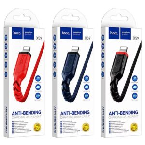 CABLE USB IPHONE HOCO PREMIUM X59 1M 2.4A