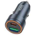 MINI CARGADOR PARA AUTO DE ALTA POTENCIA DOBLE ENTRADA SIN CABLE  30W Z57A - Imagen 2
